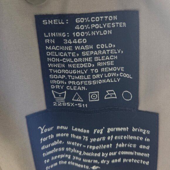 London Fog Trench Coat - Picture 16 of 16